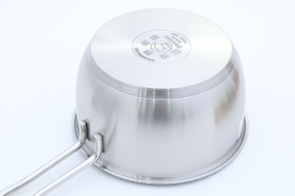 Bộ Nồi Inox 3 Đáy Gồm 3 Nồi 1 Chảo 1 Xửng Fivestar FS08CG1 - Hàng Chính Hãng