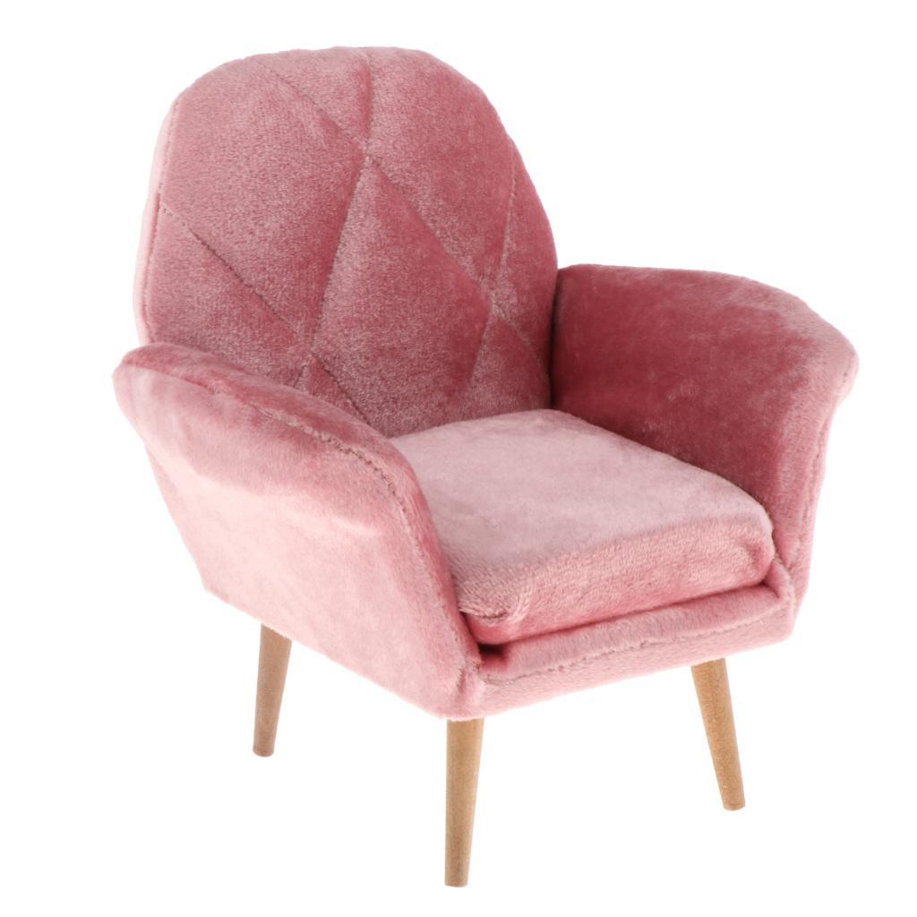 1/6 Pink Dollhouse Single Sofa Japanese-style