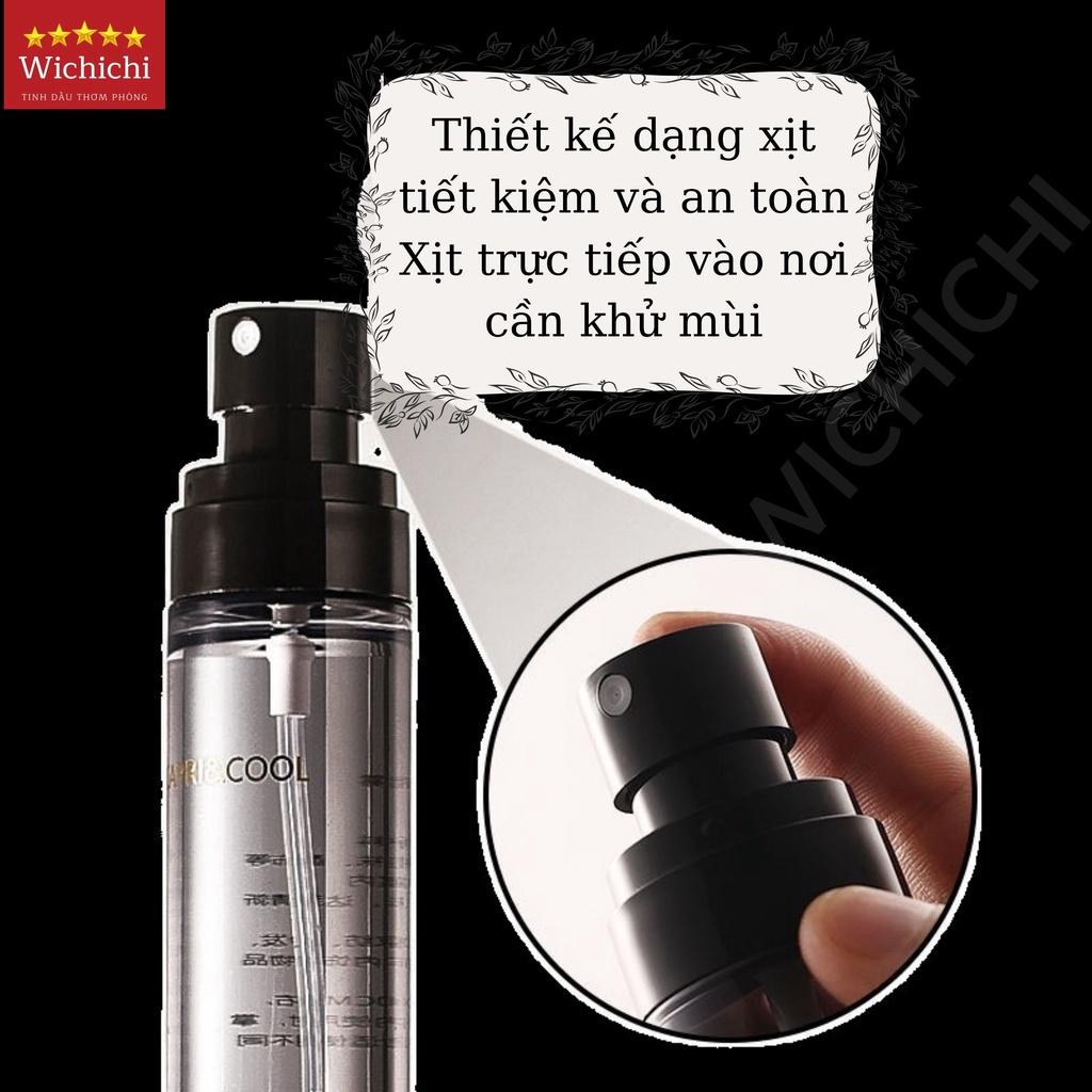 Xịt thơm quần áo Capri Cool , nước xịt thơm quần áo 100ML khử mùi hiệu quả có 7 mùi hương theo cá tính