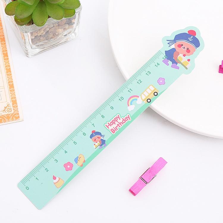 Thước dẻo 15CM đầu hoạt hình dễ thương