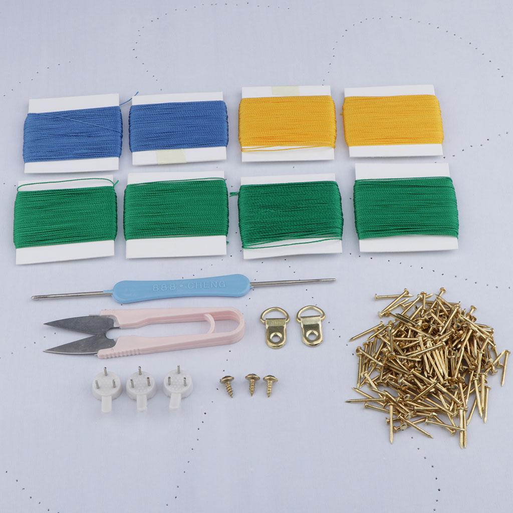 Creative String Craft Pin String Art Kit for Childern DIY - Flower Design