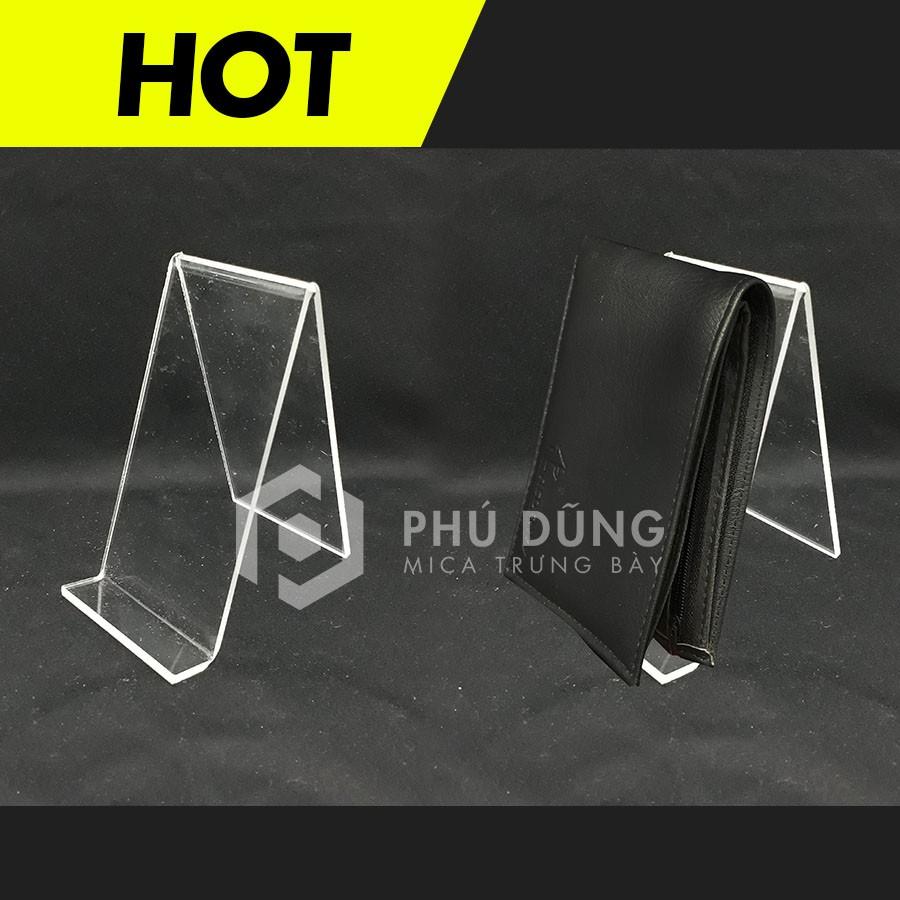 COMBO 10 Kệ Mica Trưng Bày Bóp Ví Cao