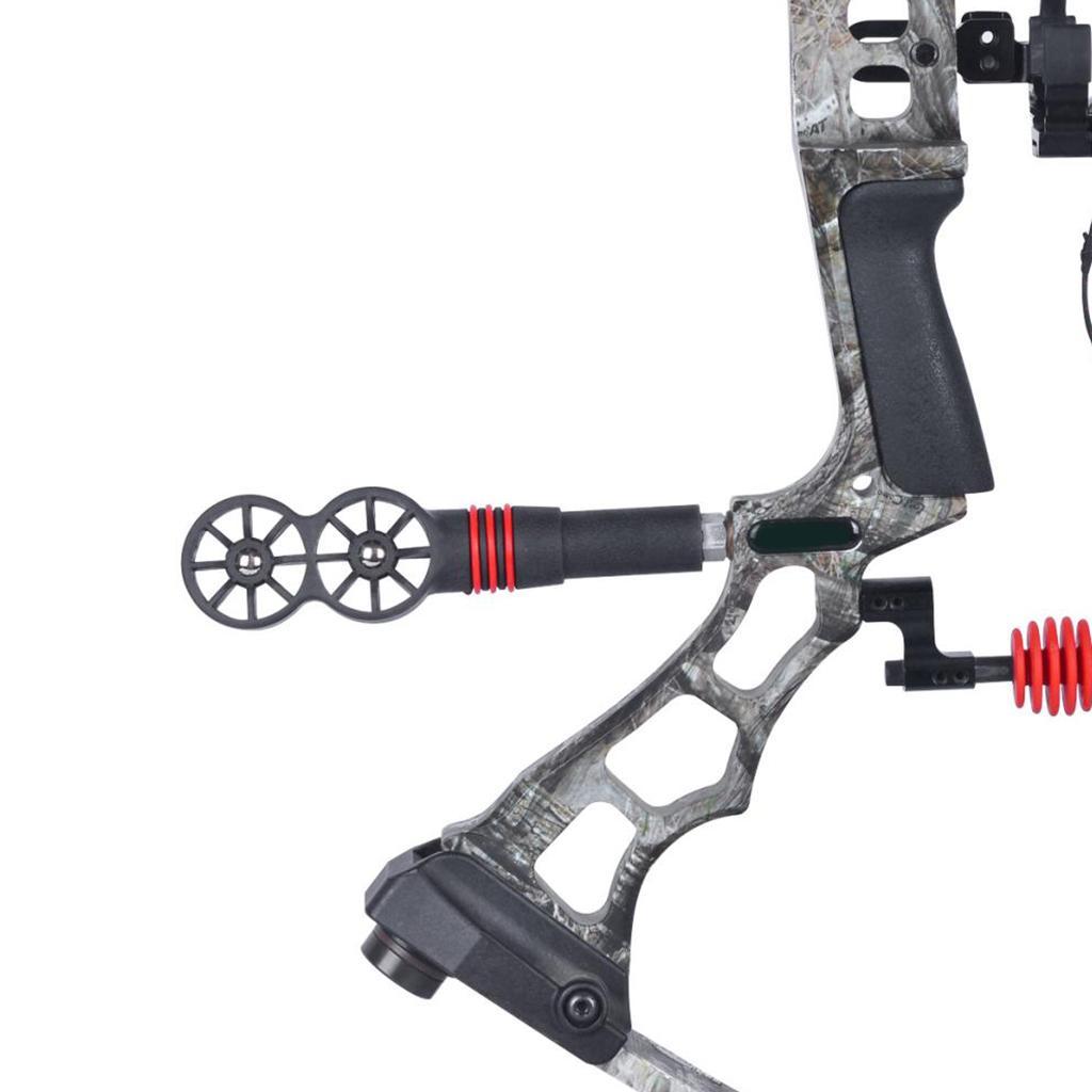 Rubber Bow Stabilizers Shock Absorption Gear For Compound Bow 17cm