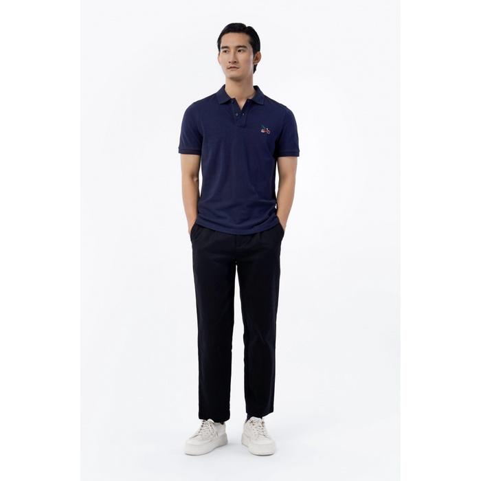 ÁO POLO NAM TAY NGẮN THÊU HỌA TIẾT FORM FITTED - 10F22POL025 | LASTORE MENSWEAR