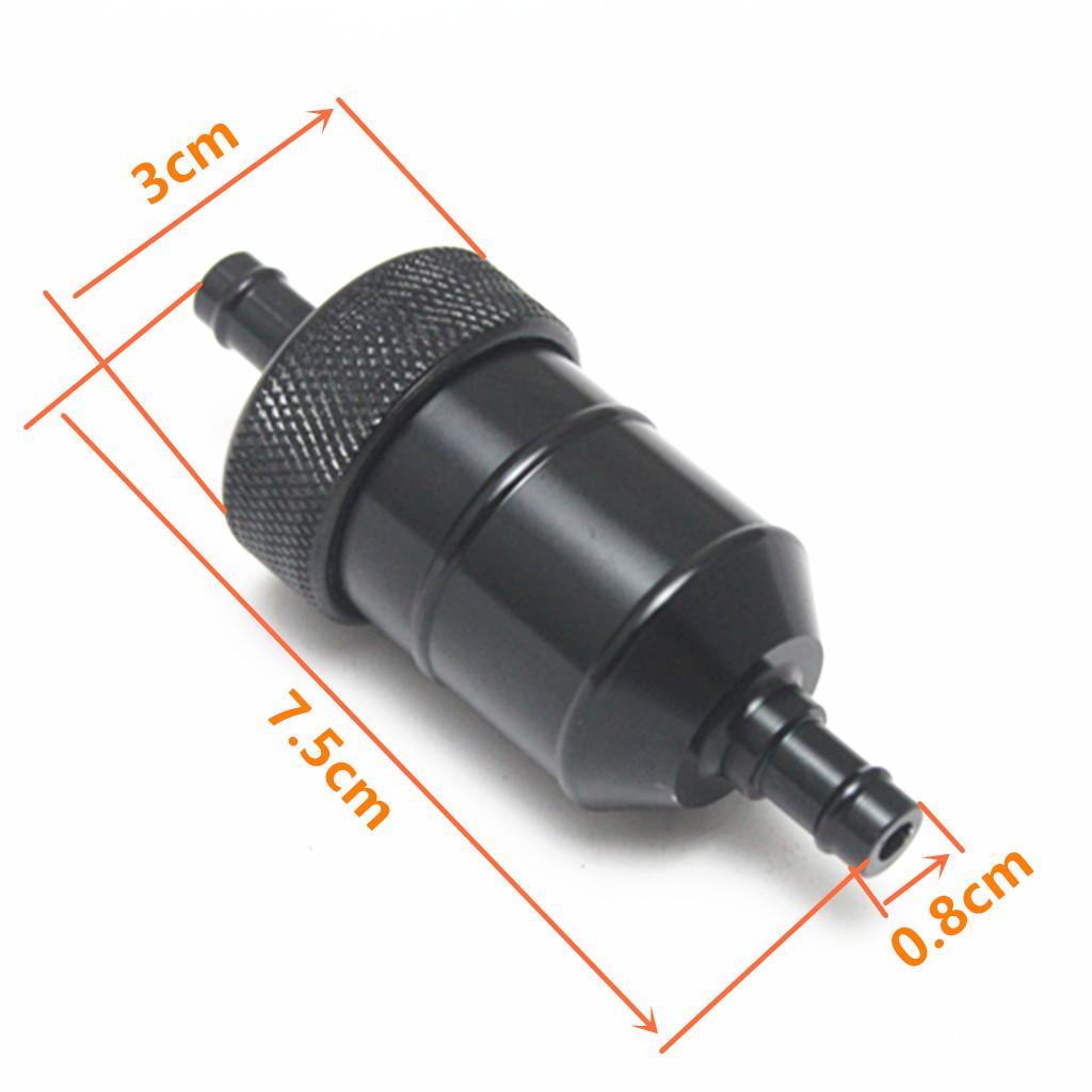 2X 5/16" Metal Inline Fuel Filter 5/16 Inch Auto Boat  Mower Tractor