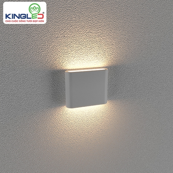 ĐÈN LED GẮN TƯỜNG NGOÀI TRỜI 8W (LWA8011-S) KINGLED