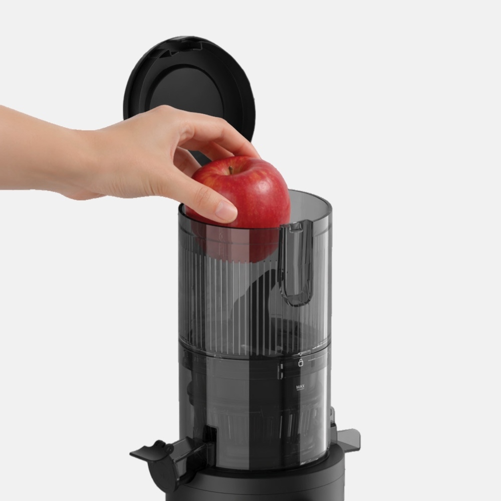 Máy Ép Chậm Trái Cây Nguyên Quả Locknlock Slow Juicer EJJ441BLK 200W, Hàng Chính Hãng, Miệng Rộng - JoyMall