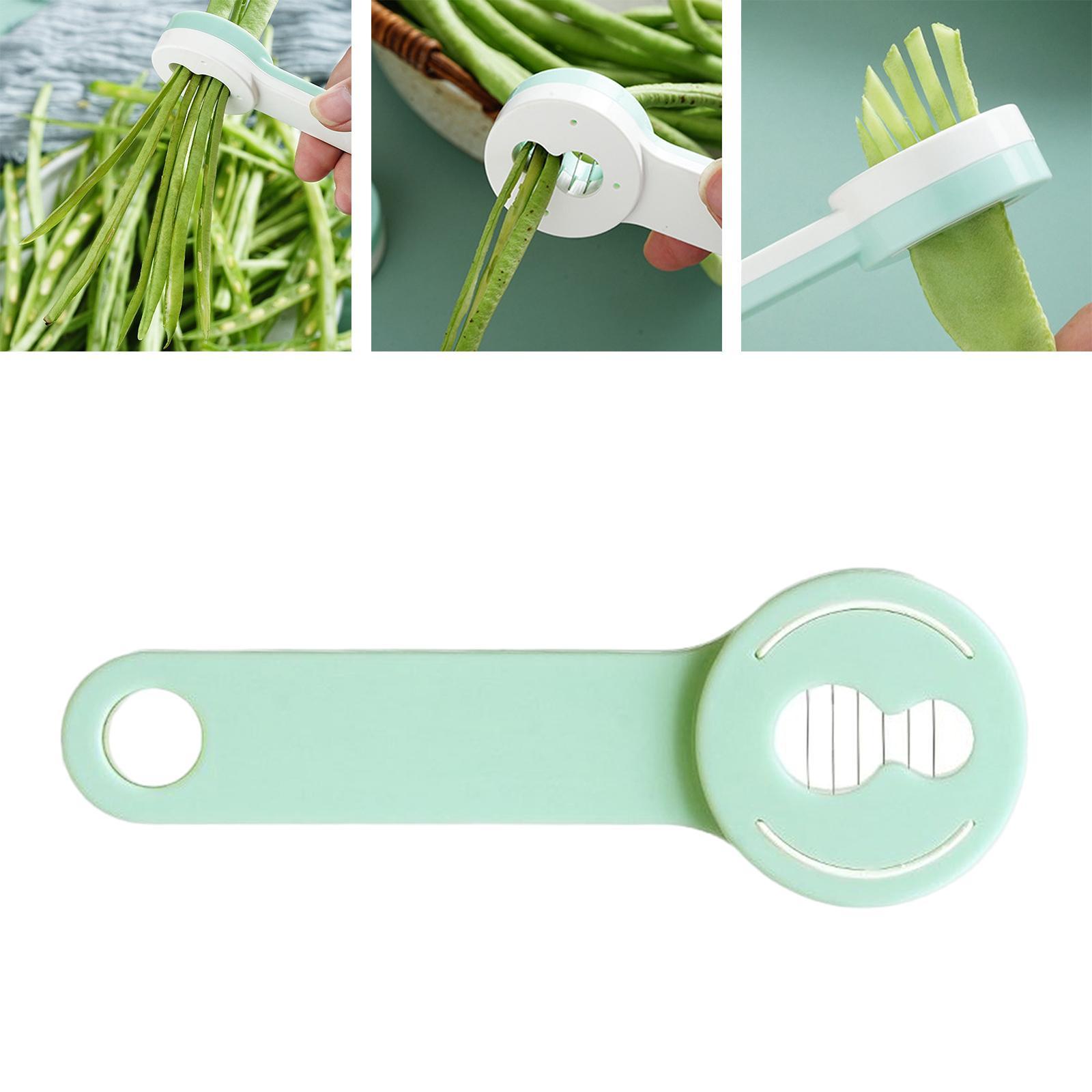 Multifunction Bean Slicer Kitchen Gadgets Long Bean Shredder for Bean
