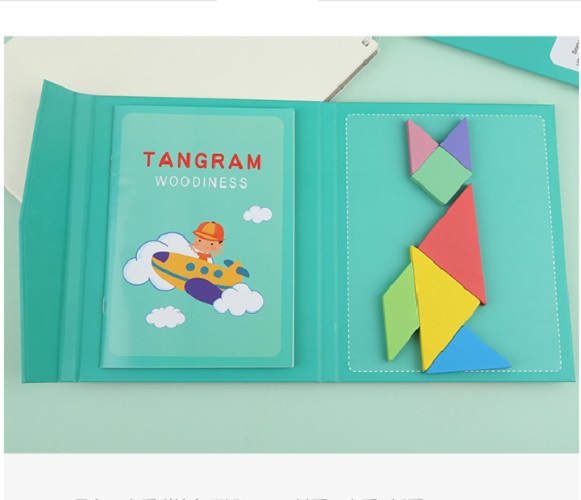 Đồ chơi trí tuệ - Ghép hình Tangram bóng hình- Rèn luyện tư duy, logic