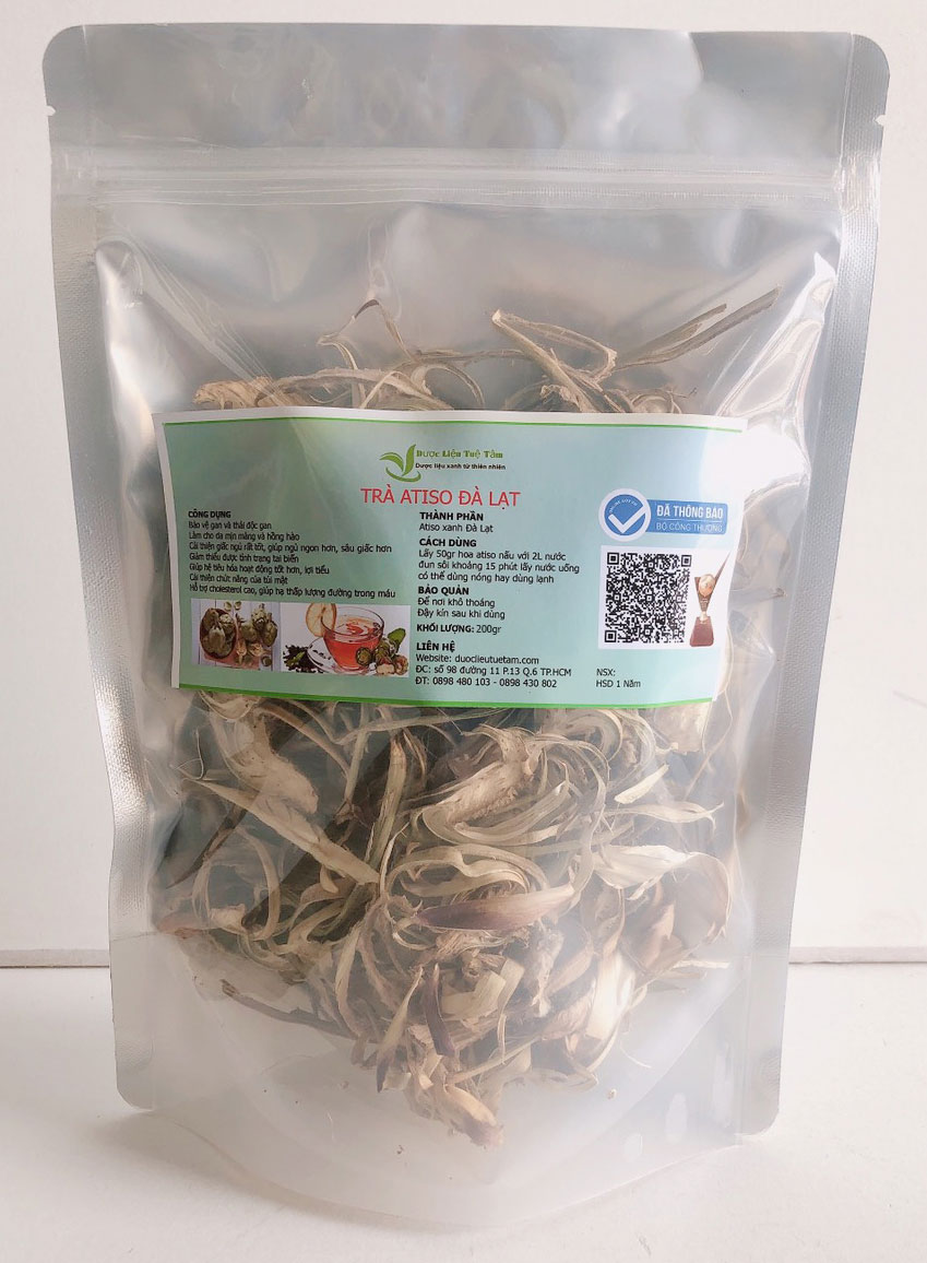 Trà hoa Atiso xanh Đà Lạt