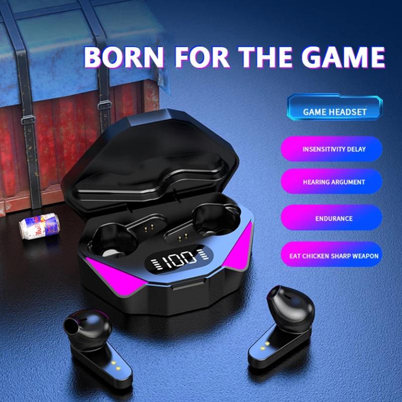 TWS Bluetooth Tai Nghe Nhét Tai Có Micro Thể Thao Tai Màn Hình Hiển Thị Đèn LED Không Dây Tai Nghe HiFi Stereo Tai Nghe Nhét Tai Tai Nghe Chơi Game