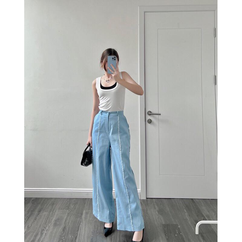 Áo thun nữ sát nách gấu lượn phối màu a238704 by germe
