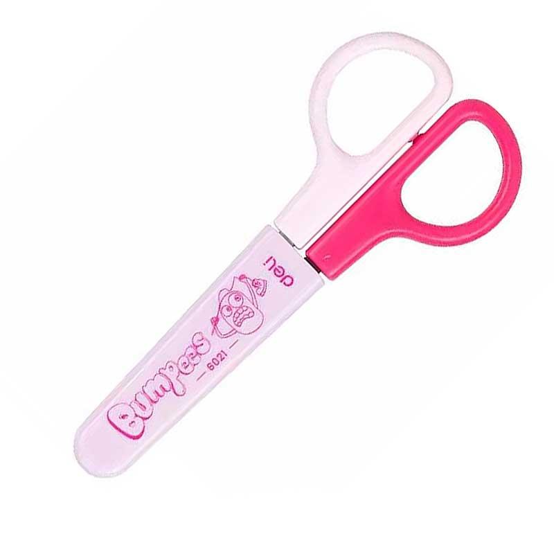 Bộ 2 Kéo Thủ Công Nhỏ 121mm - Deli 6021 - Màu Hồng