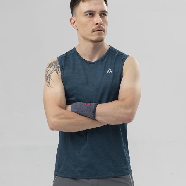 Áo Tanktop - Ba Lỗ thể thao nam AM TTM211 lưới, vân dập Sport1