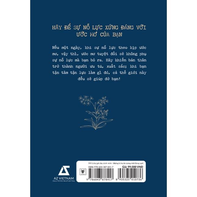 Sách 999 Lá Thư Gửi Cho Chính Mình - Những Lá Thư Ấn Tượng Nhất (Phiên Bản Song Ngữ Trung - Việt) - Bản Quyền