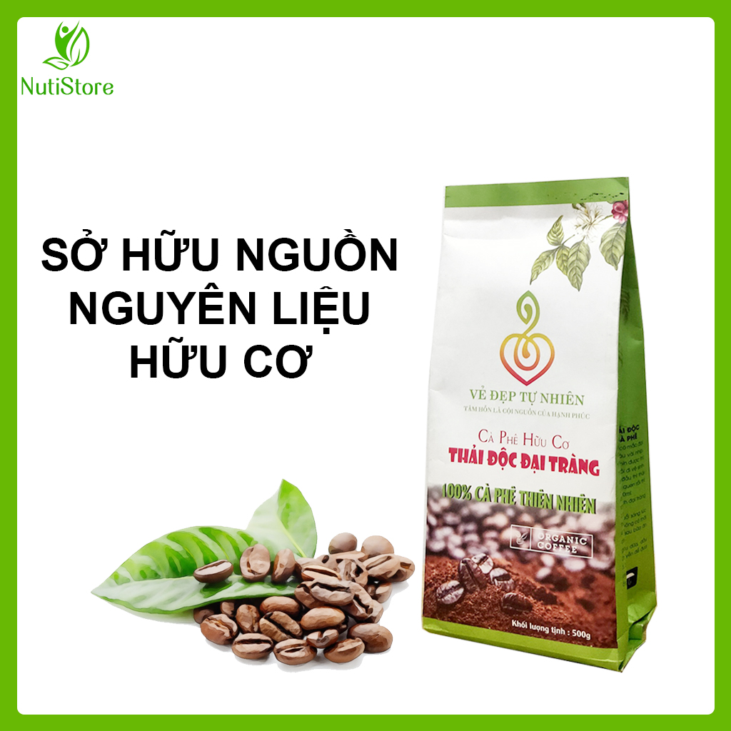 Bộ Thải Độc Đại Tràng Bằng Cà Phê Hữu Cơ Thải Độc Giúp Đại Tràng Sạch, Chữa Táo Bón, Tiêu Hóa Tốt; Giảm Cân, Sáng Da - Liệu Trình 20 Ngày