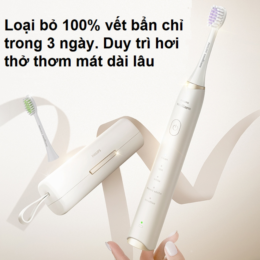 Bàn chải đánh răng điện Philips Sonicare Gentle Multi-effec Serial 3900 HX2491/01 - Hàng Chính Hãng