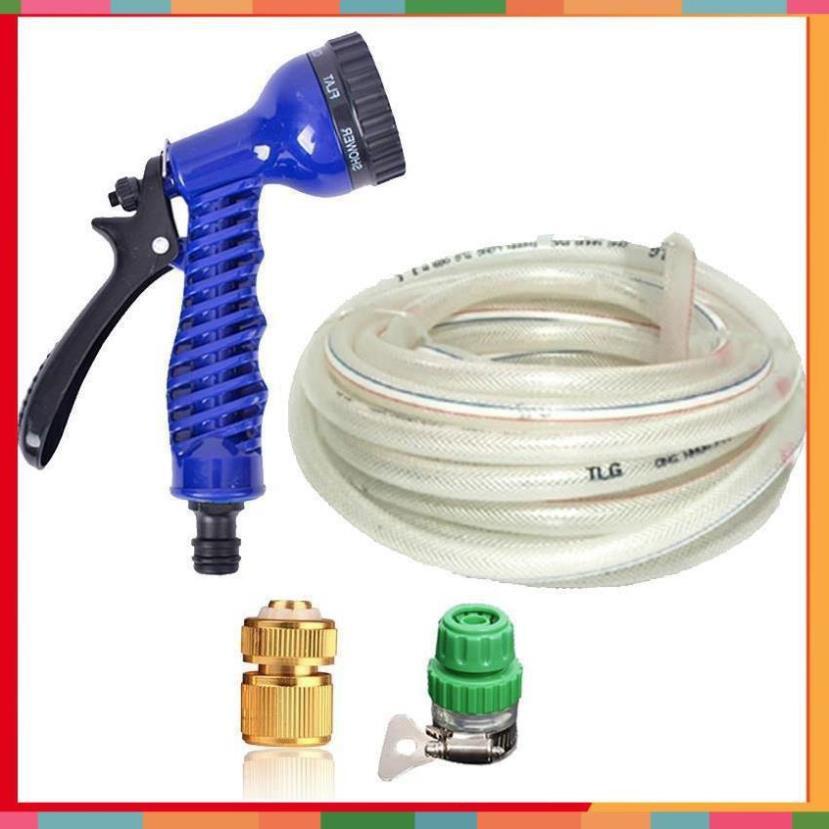 Bộ dây vòi xịt rửa xe, tưới cây, dọn dẹp nhà cửa 3-5m 206843