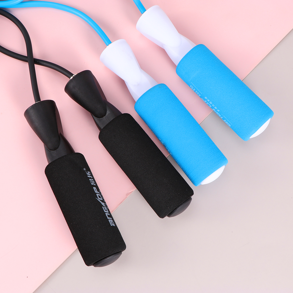 Có Thể Điều Chỉnh Mang PVC Dây Nhảy Dây Thép Bỏ Qua Dây Nhảy Tập Gym Fitnesss Thiết Bị