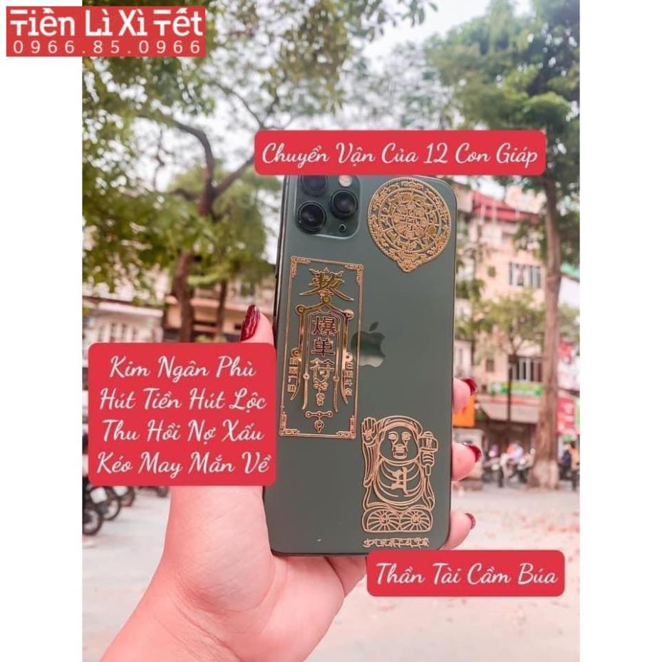 Combo 3 linh phù hút tài lọc  dán điện thoại