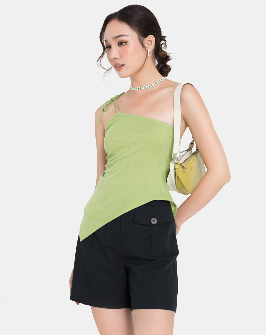 Áo Thun Nữ Thời Trang JUNO Cổ Yếm Lai Chéo JNATH004