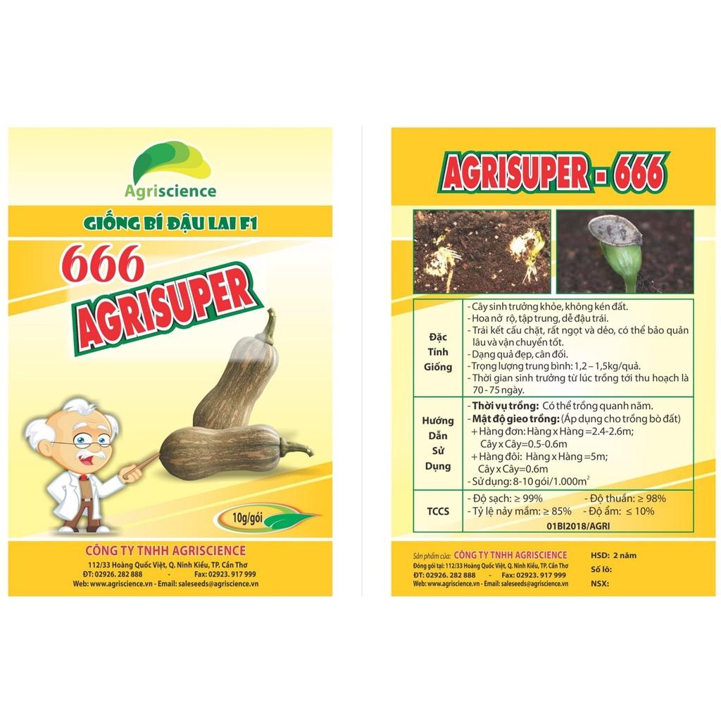 Hạt Giống Bí Đậu AGRISUPER 666 - )