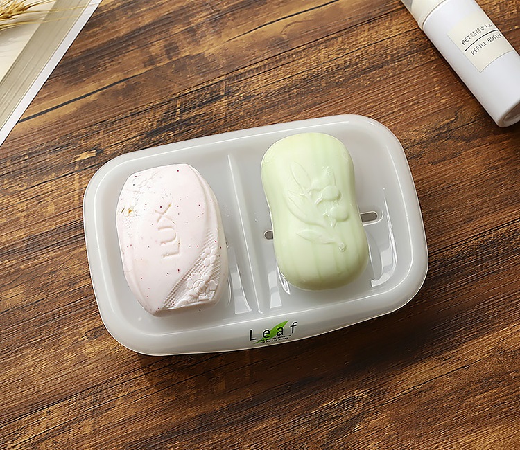 Khay nhựa đựng xà bông cao cấp Leaf - Nội địa Nhật