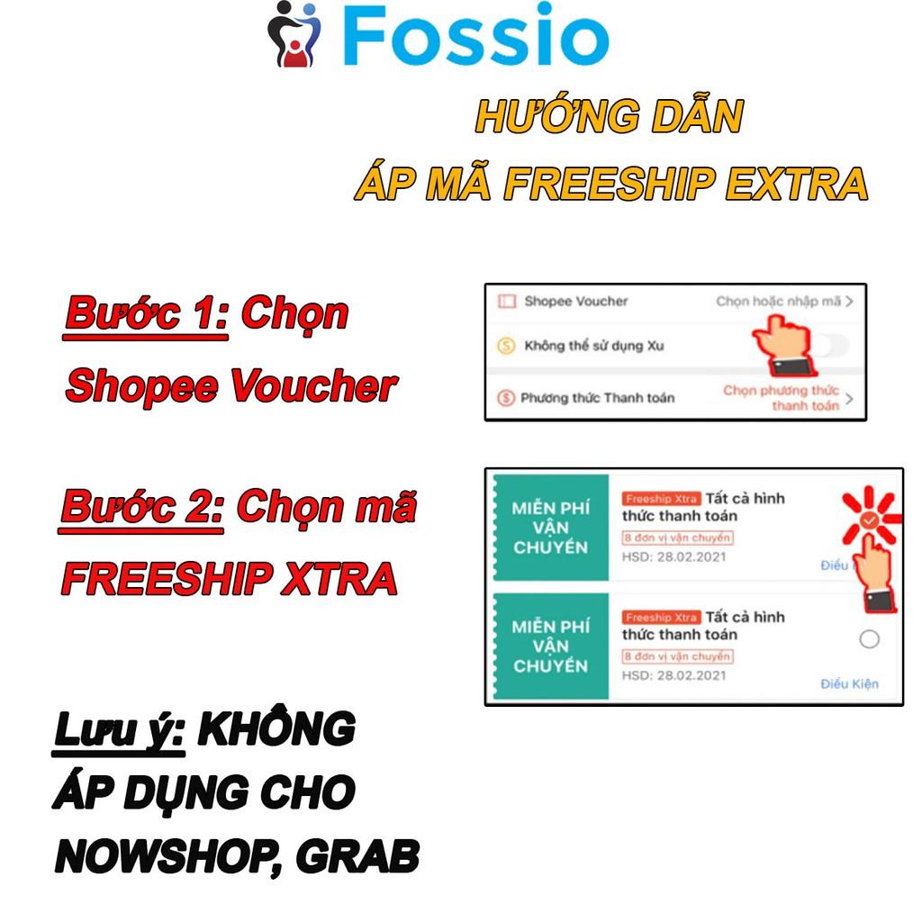 Bàn chải silicon cho bé tập đánh răng, chất liệu mềm mại có hộp kèm theo cho bé từ 1 - 3 tuổi FOSSIO E60