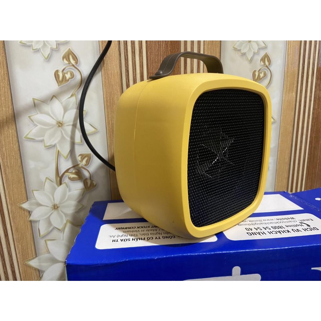 Quạt Sưởi Ấm Mini cầm tay cho bé, Máy Sưởi Cho Phòng Ngủ Mùa Đông 500W, không phát sáng, không gây bỏng,không tiếng ồn