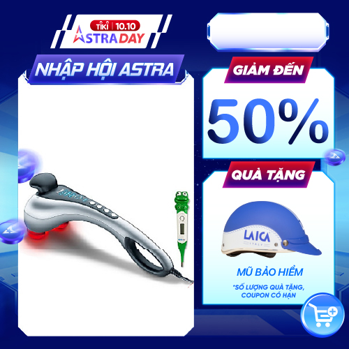 Combo Máy Massage Cầm Tay Cao Cấp Đa Năng Beurer MG100 + Nhiệt Kế Điện Tử Đầu Mềm Medilife ( hình thú ngẫu nhiên )