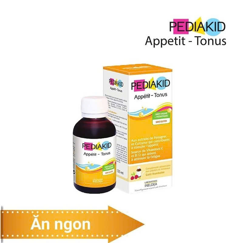 Siro Hỗ Trợ Ăn Ngon Cho Bé Pediakid Appetit Tonus Giúp Bé Tiêu Hóa Khỏe 125ml