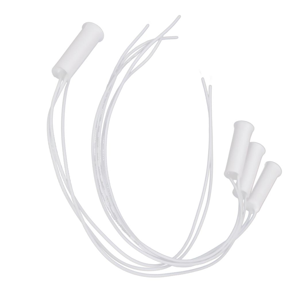 5pcs White Recessed Window Door Contact Switch Alarm