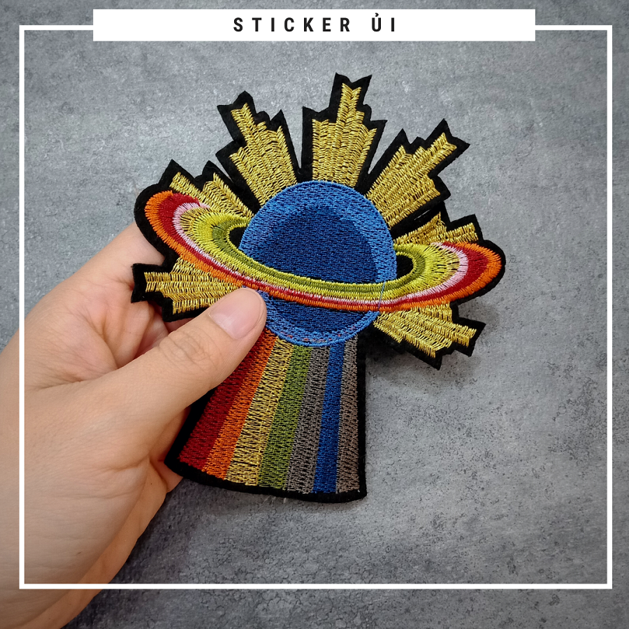 Phụ kiện trang trí áo thun tay lỡ unisex: Logo Sticker Patch Ủi Quần Áo, BALO, quần jogger chuẩn local brand streetstyle