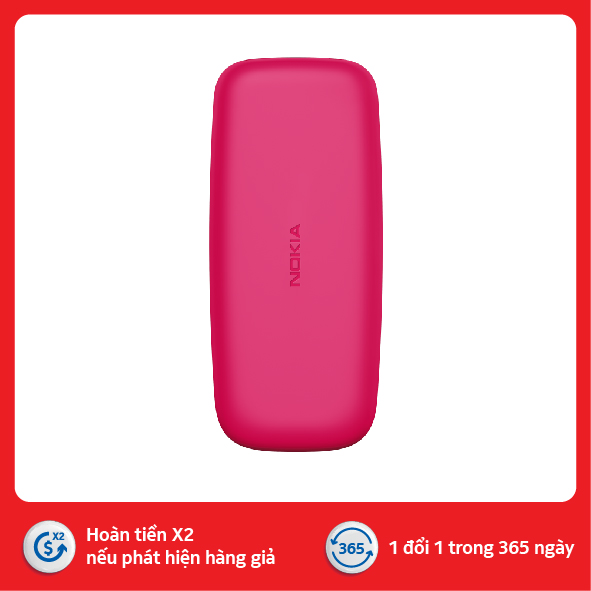 Điện thoại Nokia 105 Dual Sim - Hàng chính hãng