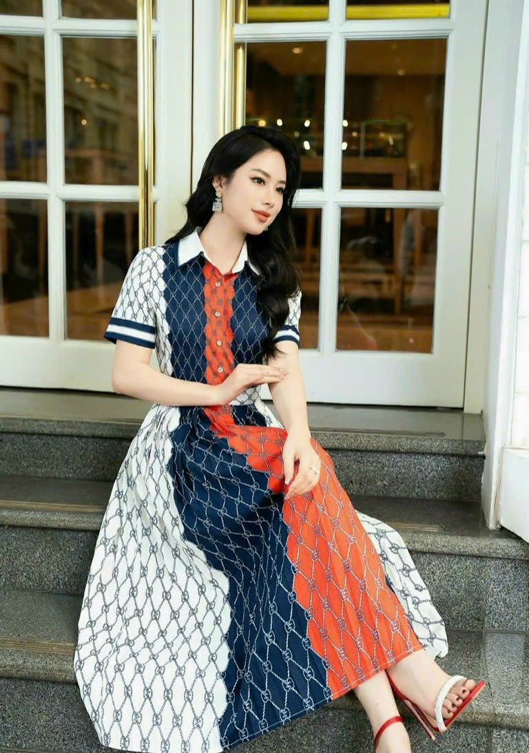 ĐẦM XÒE LỤA HỌA TIẾT SIÊU ĐẸP