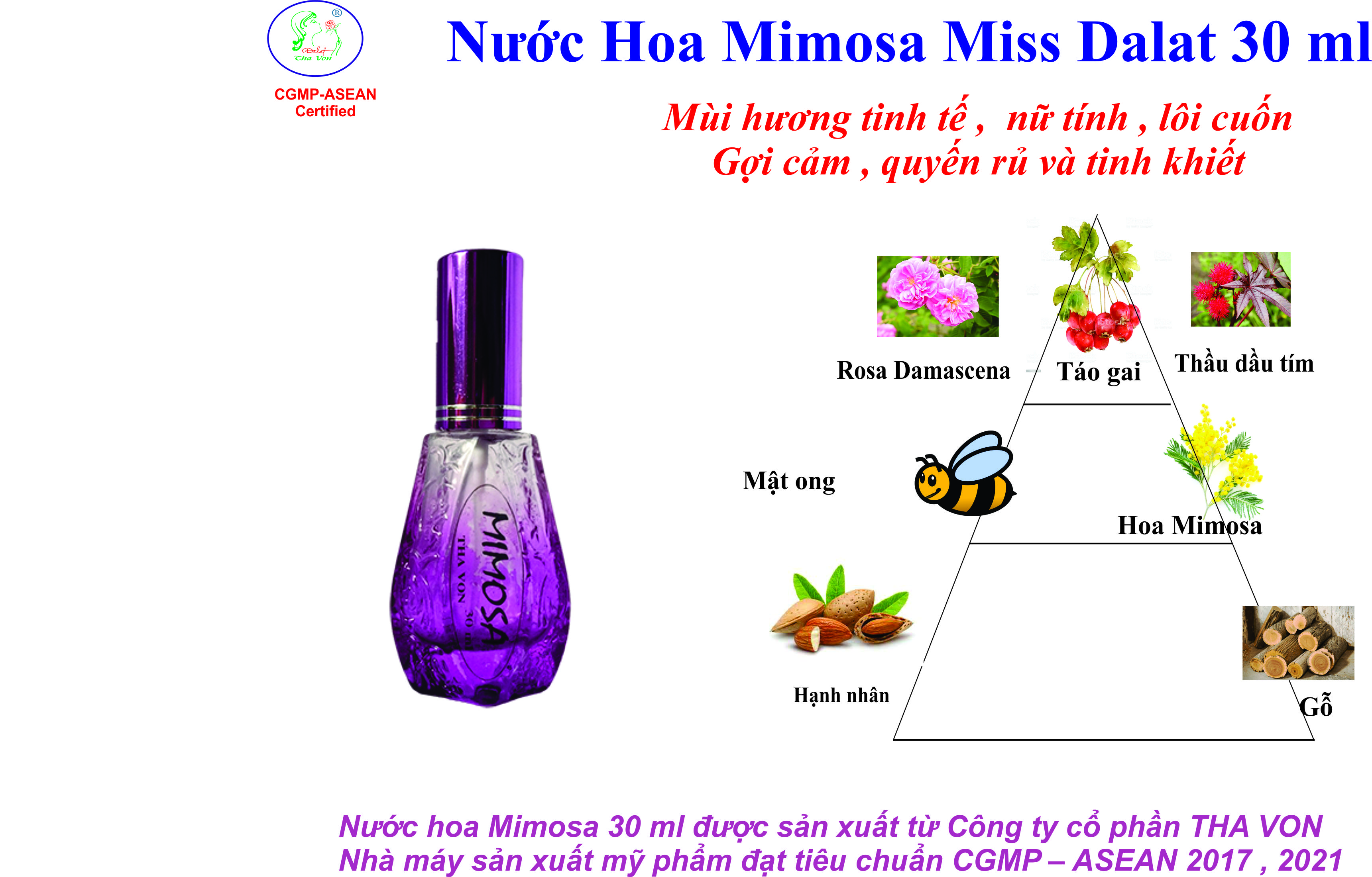 Nước Hoa Nữ Mimosa Tha Von