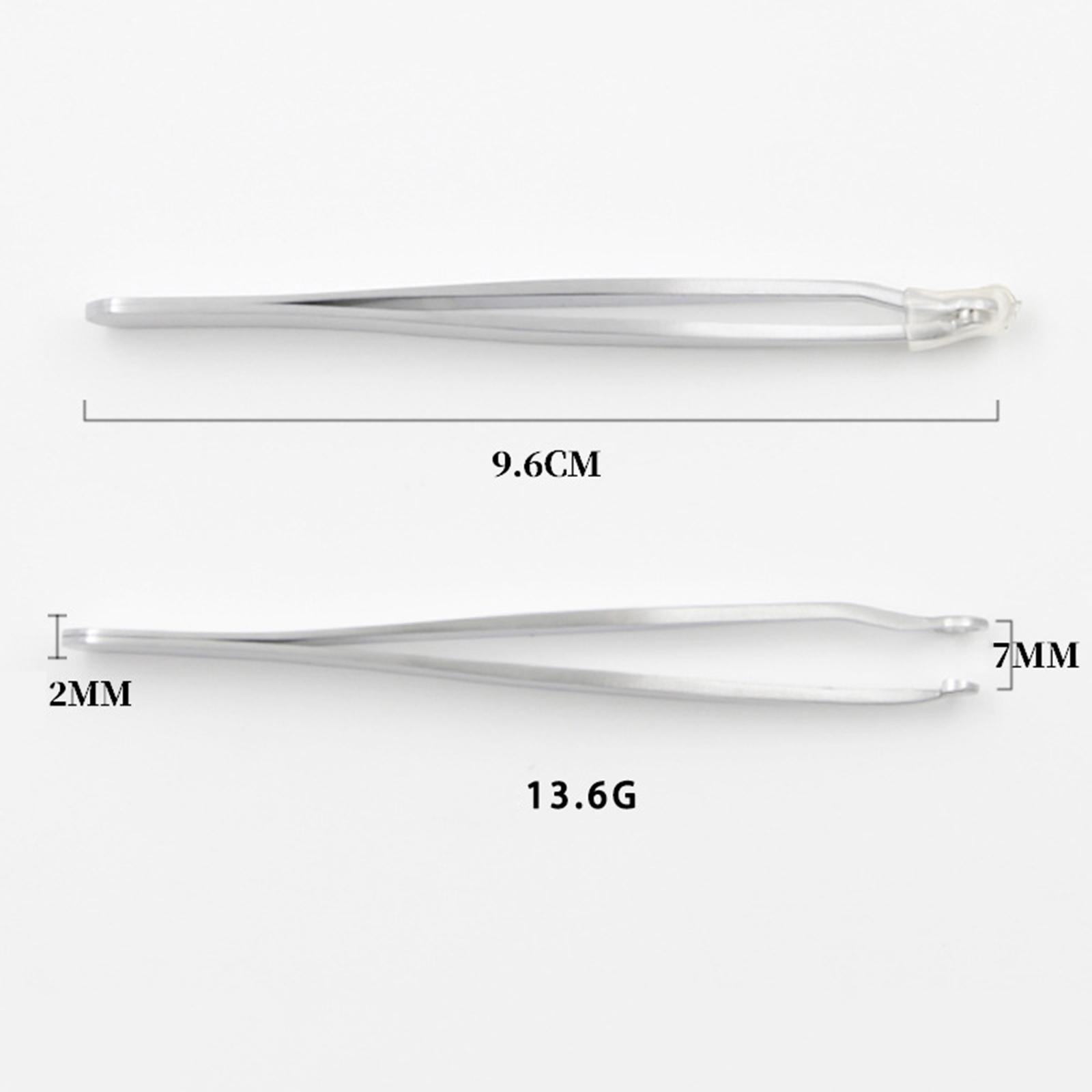 Stainless Steel Nose Hair Trimming Tweezers Face Hair Trimmer Makeup Tools