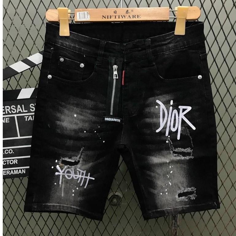 Quần short jean chất bò co giãn- quần lửng nam nhiều mẫu thời trang TINA ms239