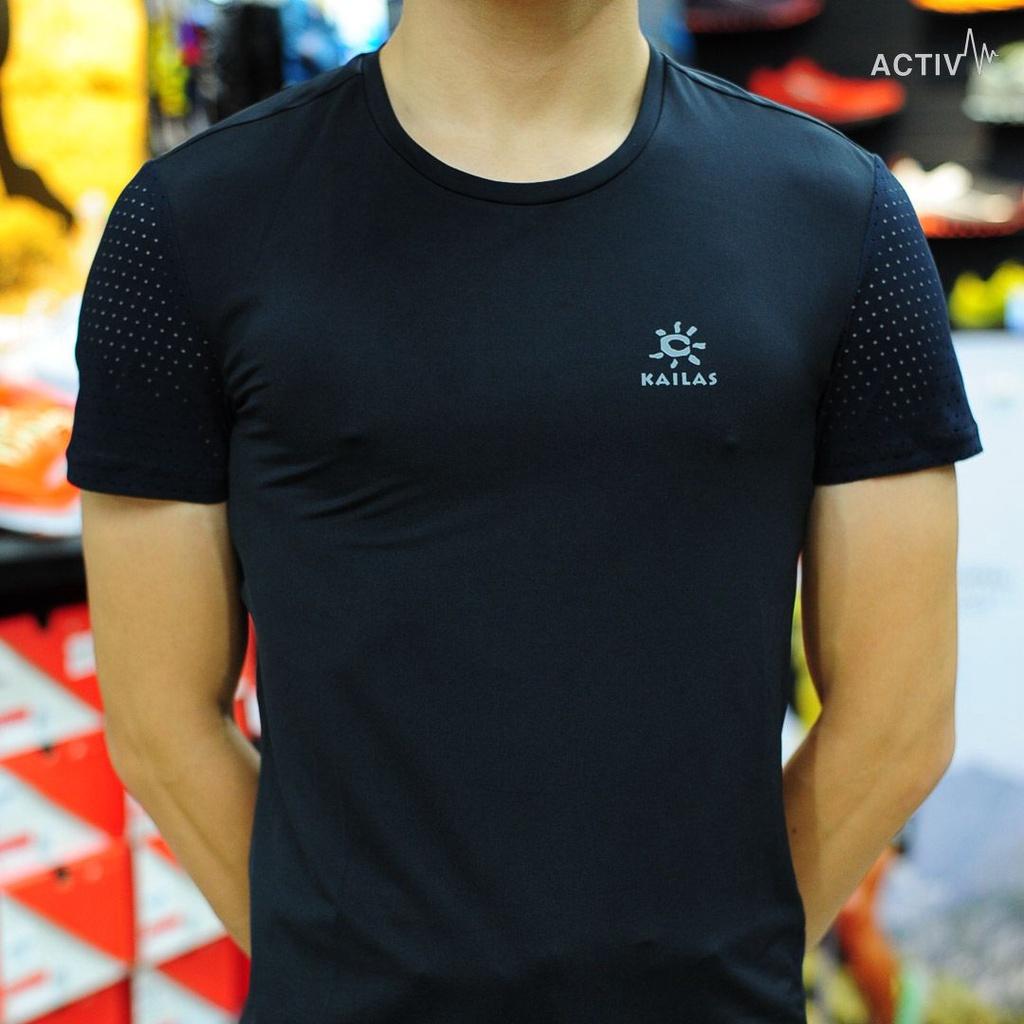 Áo Chạy Bộ Nam Kailas Wind Tunnel Functional T-Shirt Men's - Đen