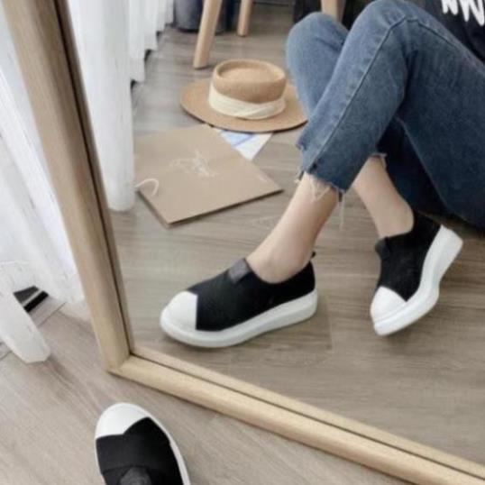 Sneakers Nữ, Giày Thể Thao Nữ Dây Chéo Độn Đế 4cm Đế Phẳng Dành Mùa Thu Đông Năng Động Cá Tính MinhtuShoes Giày Cao Cấp