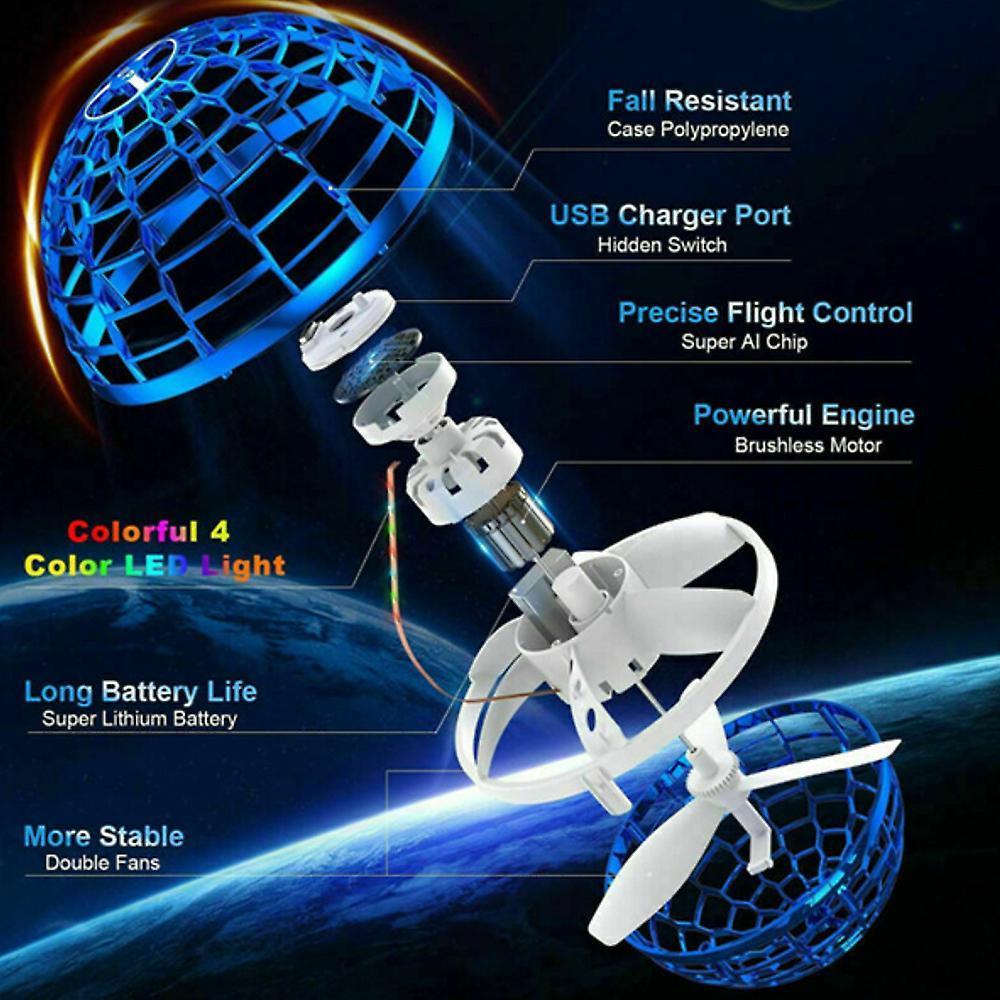 Flying Ball Boomerang Spinner Đồ chơi Mini Drone UFO Kids Boy Girl Quà tặng