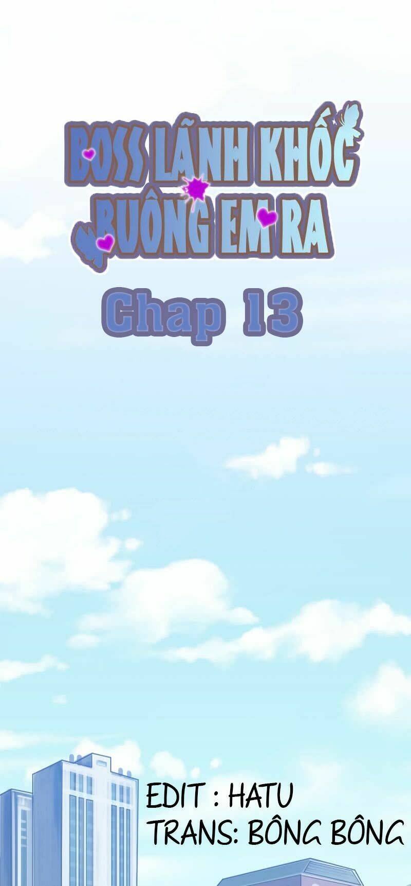 boss lãnh khốc buông em ra chapter 13 1