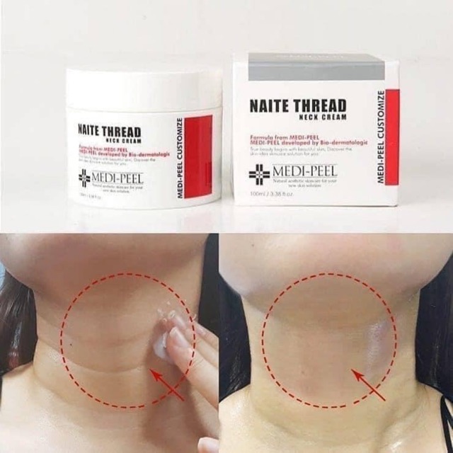 Kem dưỡng da vùng cổ Medi Peel Naite Thread Neck Cream