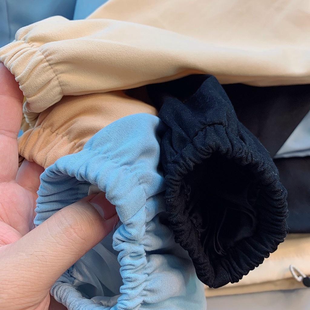 Áo Khoác Nhung Lì 2 Lớp Mịn Đẹp Form Rộng Áo Khoác Da Lì Form Siêu Xinh Logo Thêu BÉ BÒ