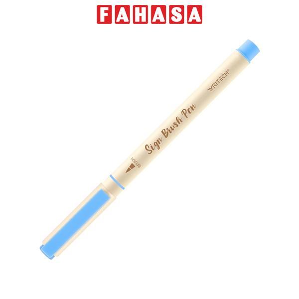 Bút Lông Brush Sign Pen 1 mm - Luyện Calligraphy - Thư Pháp - Writech W827 - Violet Blue
