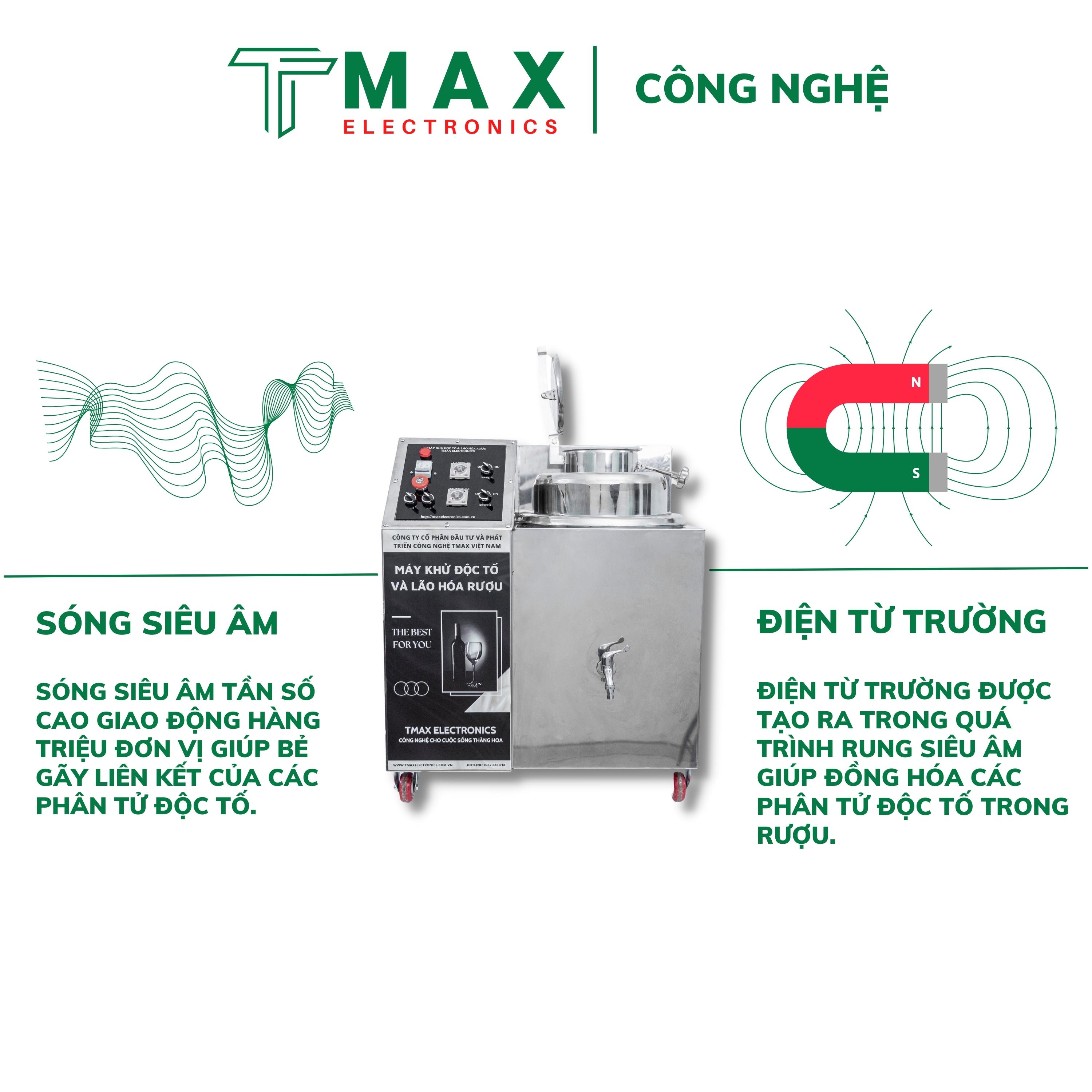 Hình ảnh Máy Khử Độc Tố Và Lão Hóa Rượu Tmax Electronics 35L - Hàng Chính Hãng - Bảo Hành 12 Tháng