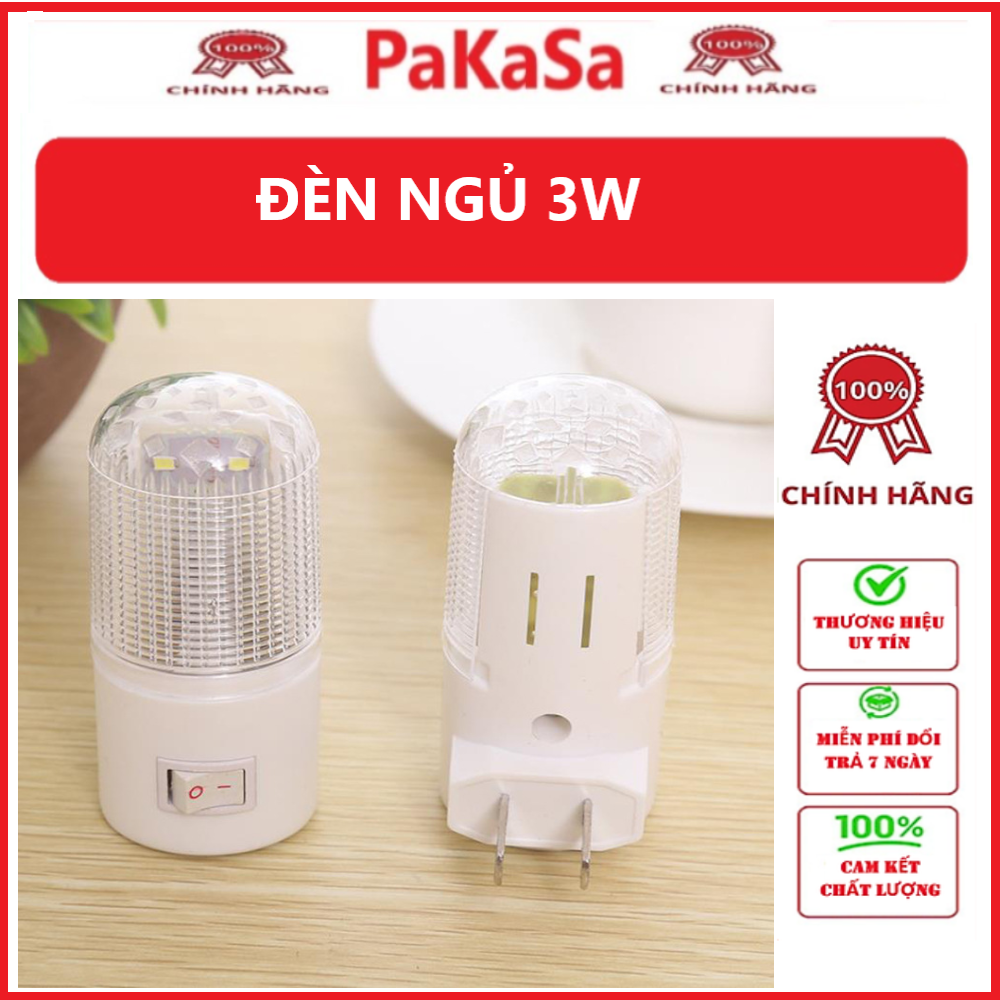 Bóng Đèn Ngủ 3W PaKaSa - Hàng chính hãng 