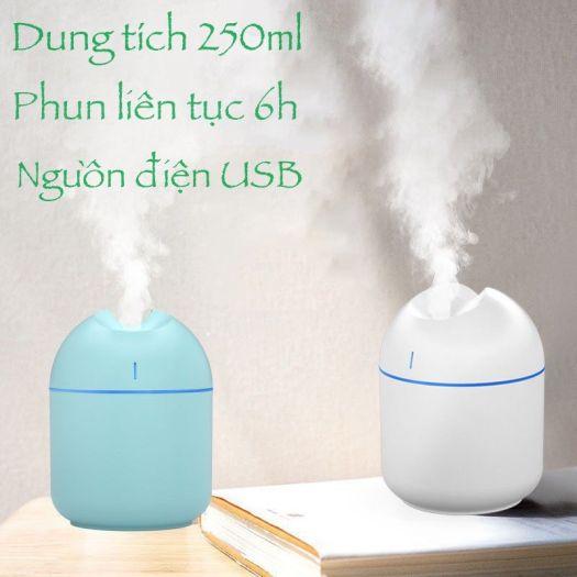 Máy Xông Tinh Dầu Mini Phun Sương Khuếch Tán Tinh Dầu Tỏa Hương Thơm Dùng Cho Phòng Ngủ Và Trong Xe Hơi