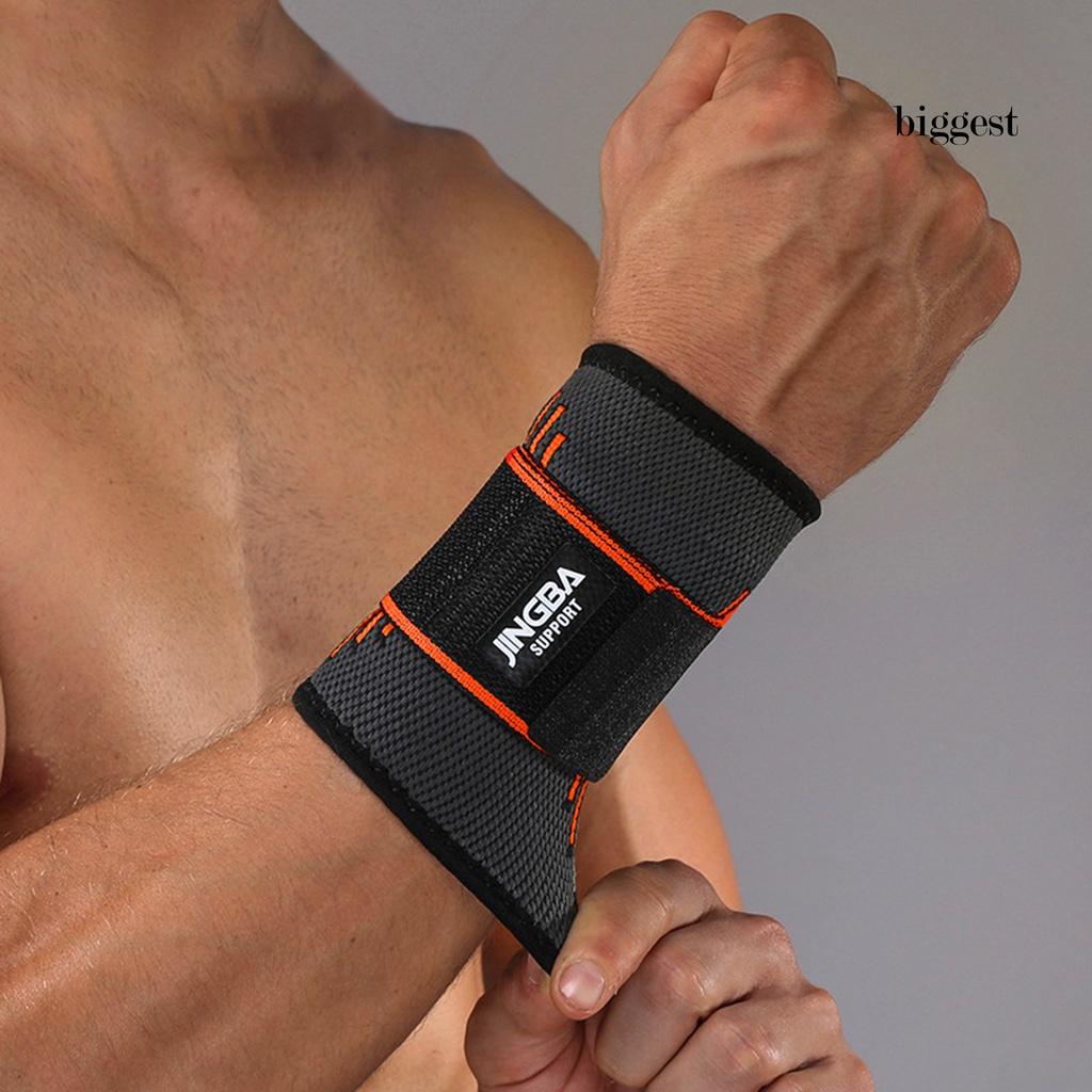 (Hàng Mới Về) 1 Đai Quấn Khuỷu Tay Hỗ Trợ Tập Gym Bằng Nylon Co Giãn Thoáng Khí Chống Mài Mòn