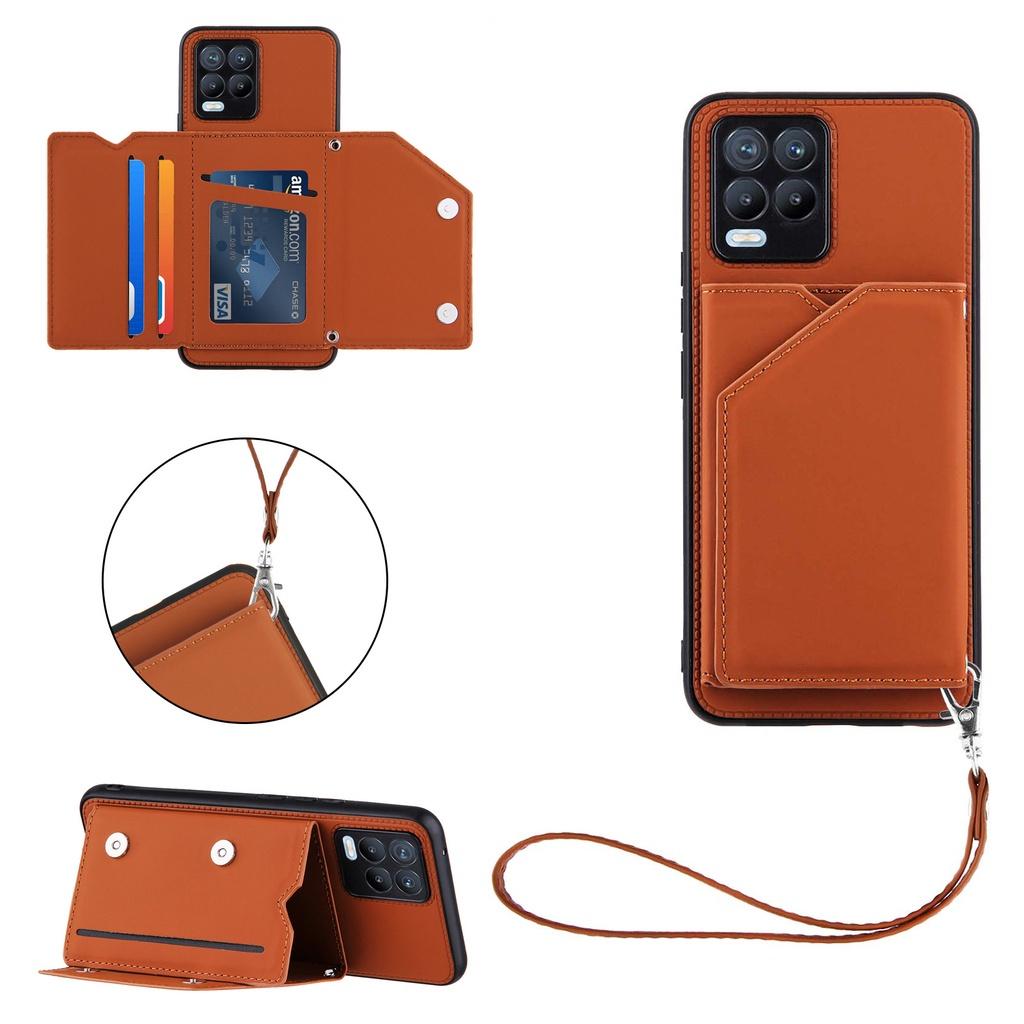 Ốp lưng điện thoại dạng ví da Cho OPPO / A5 A52/ A72/ A92 A95 5G K9 Realme 8 / 8 Pro 4G Reno6 Pro+ 5G